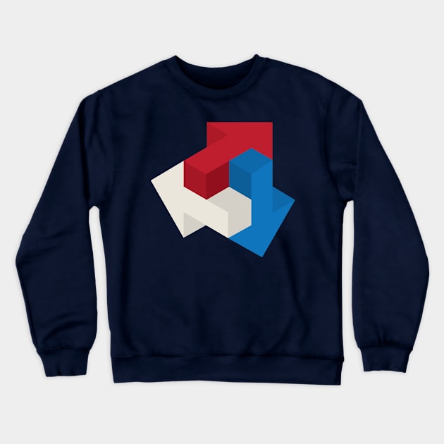 Modernist Arrows Crewneck Sweatshirt by modernistdesign